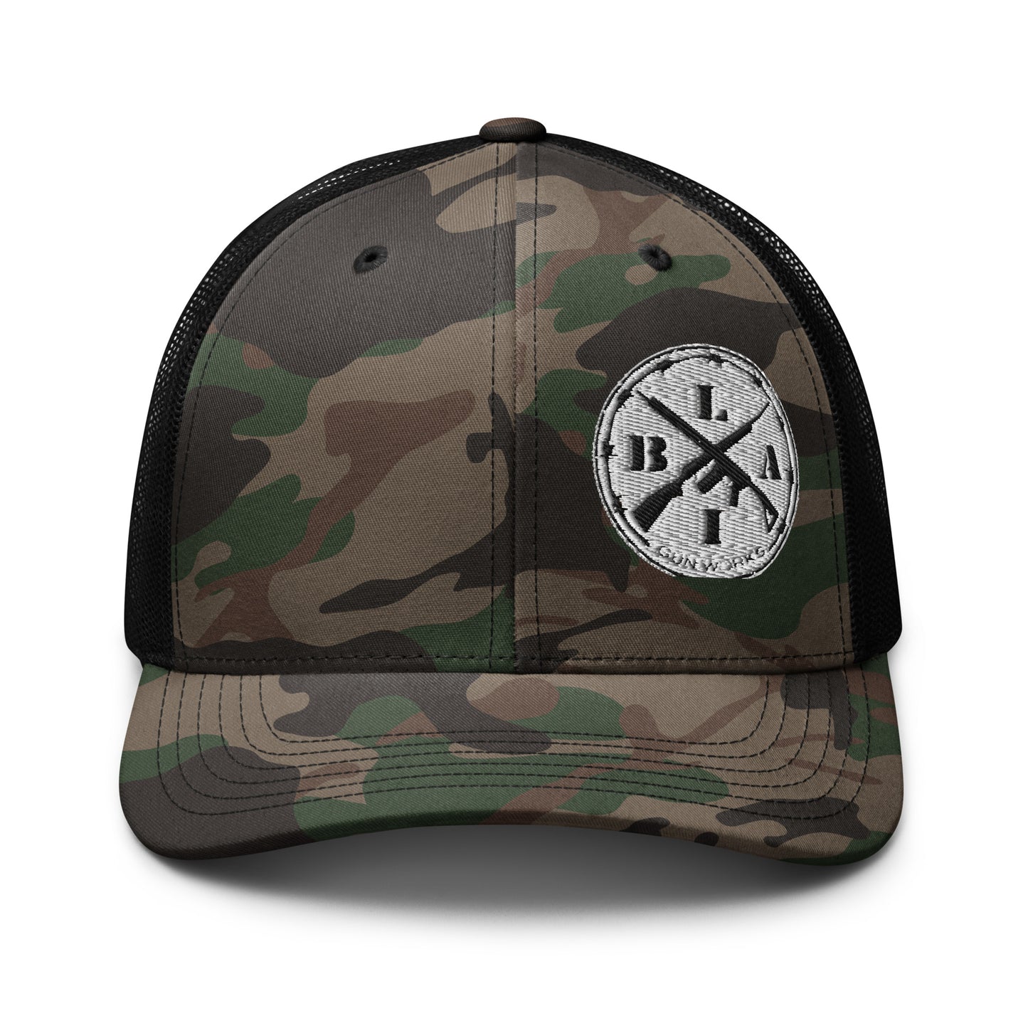 Camouflage trucker hat