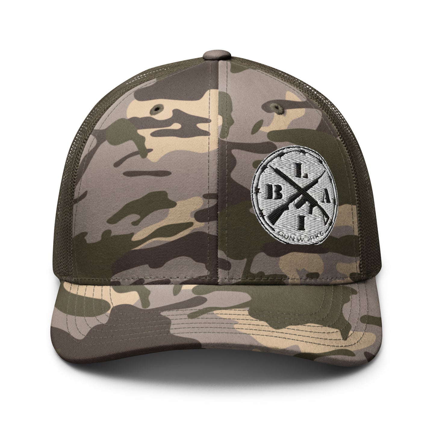 Camouflage trucker hat